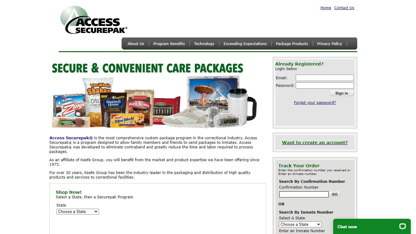 Access Securepak - Harris County Package Program - TX - Policies